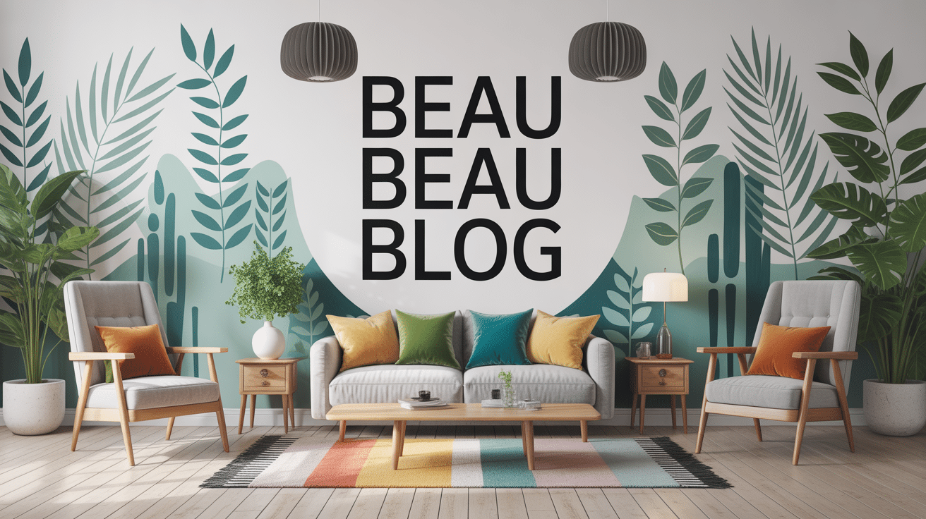 Intérieur moderne avec décoration scandinave