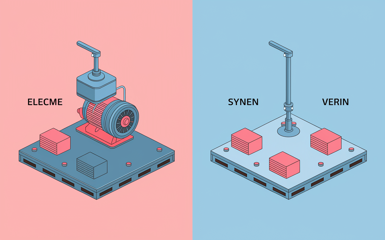 Systèmes électrique et hydraulique de monte-charge dans une maison