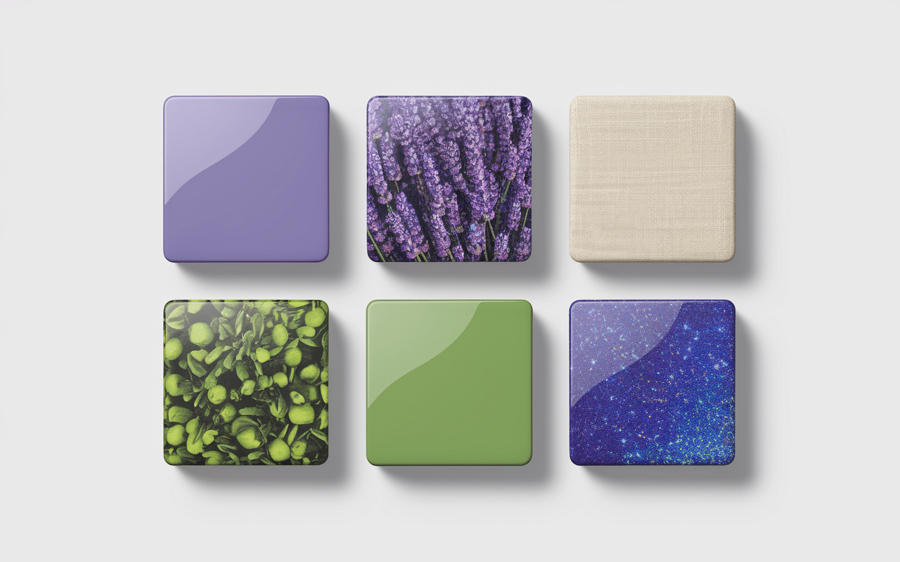 Nuancier de couleurs courantes en L