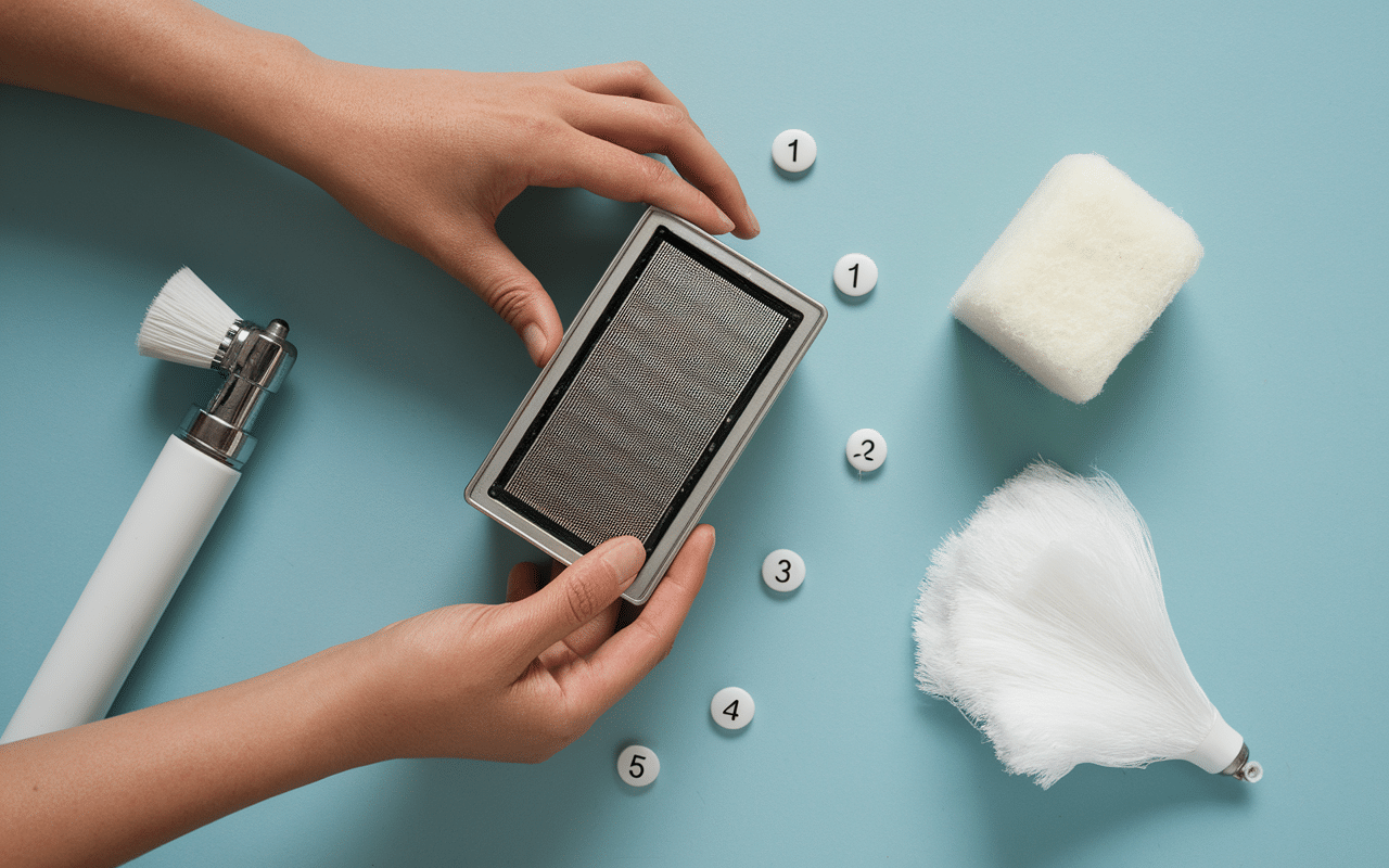 Extraction et nettoyage du condenseur