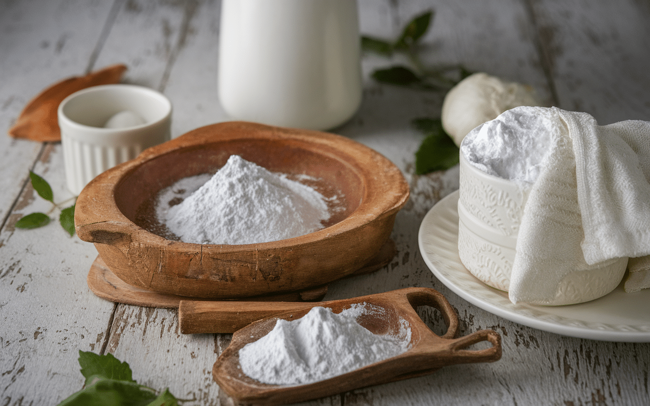 Ingrédients naturels pour linge déteint