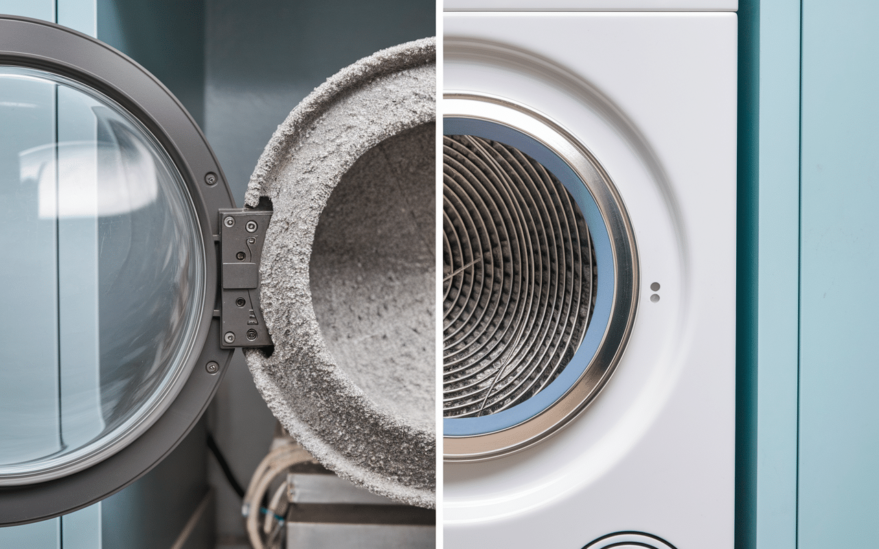 Condenseur encrassé et propre comparaison