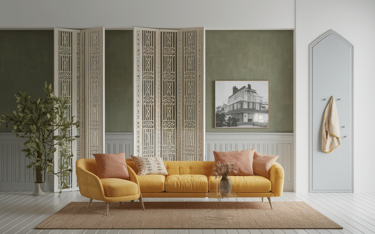 Collection variée rideaux japonisants