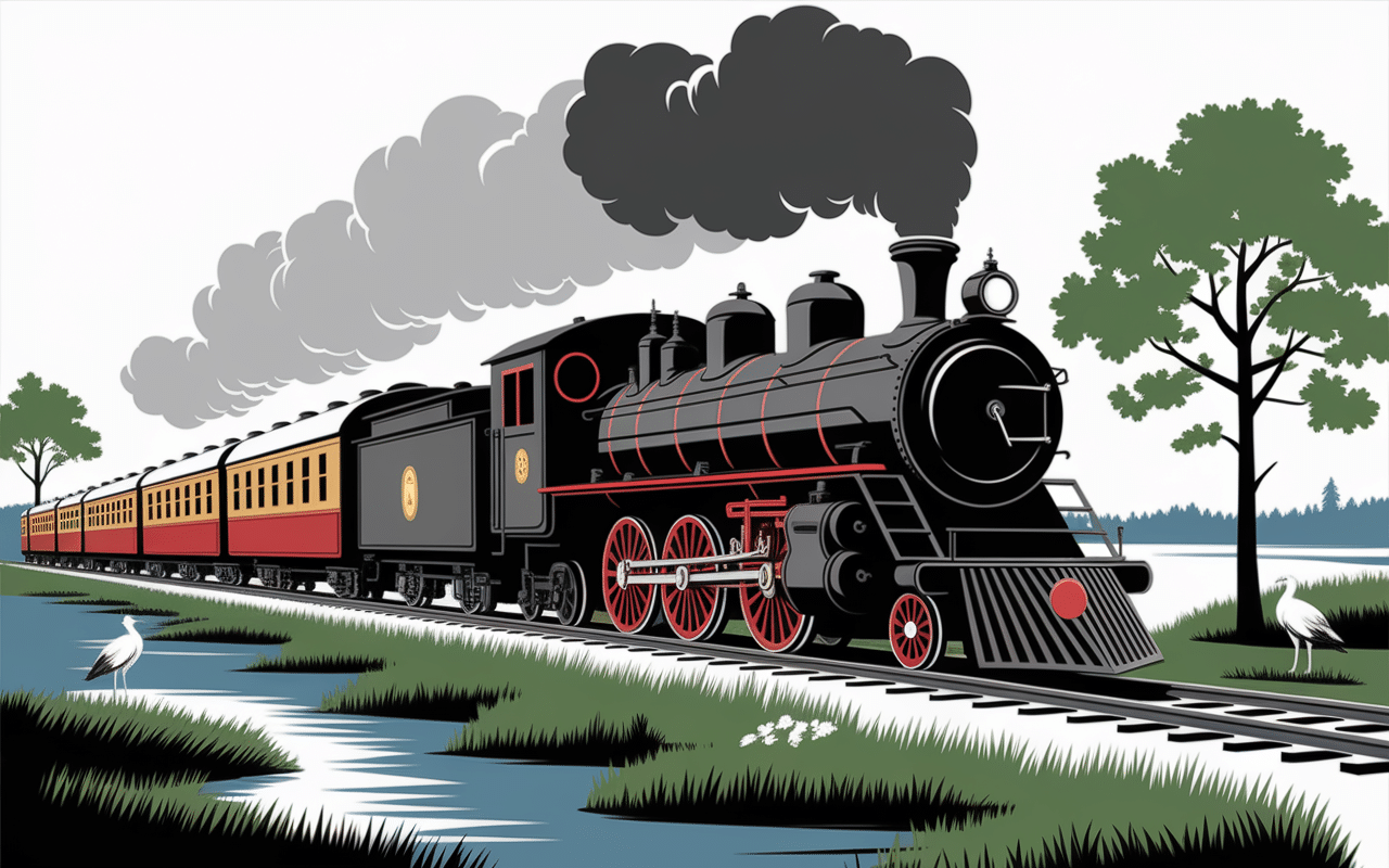 train mélissa crotoy baie de somme prairies marais