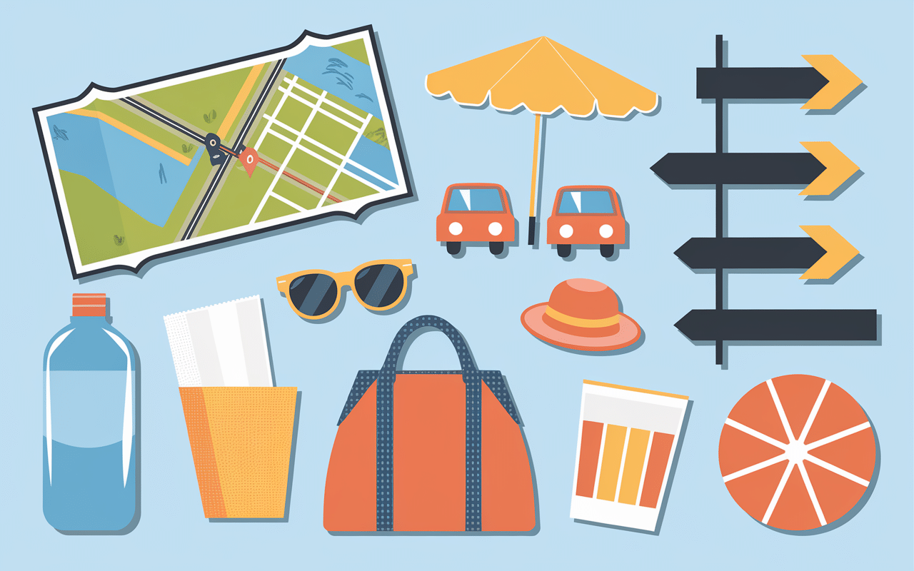 préparer visite plage farinole itinéraire parking