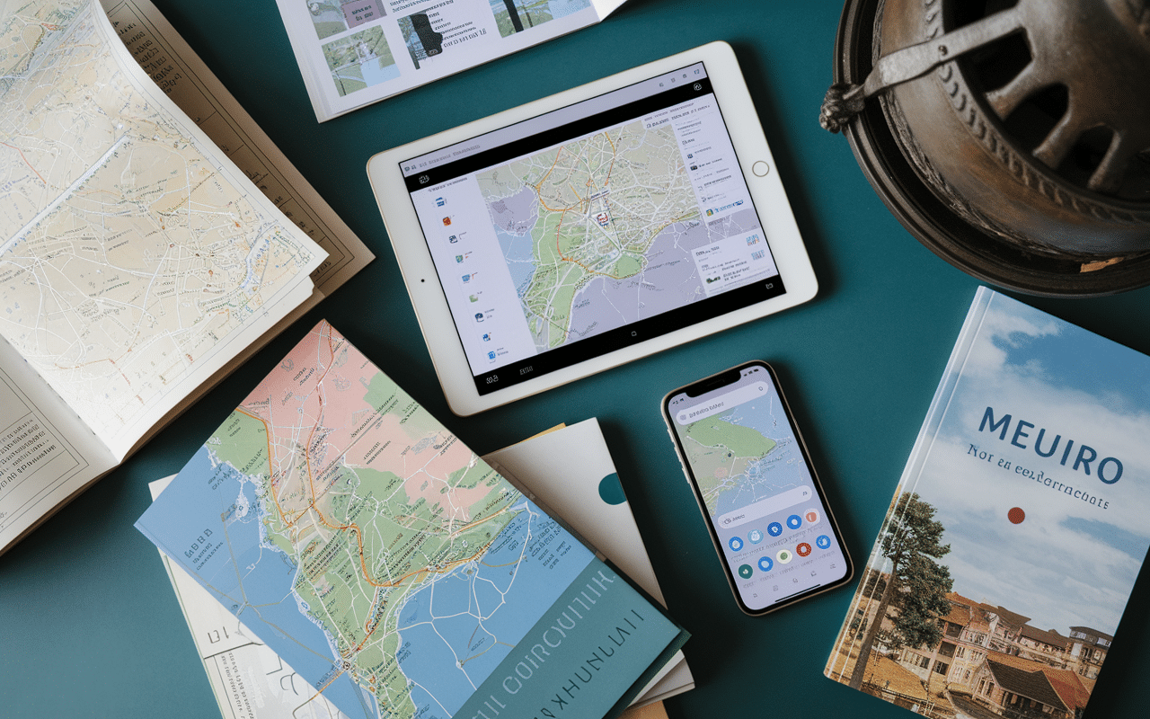 Collection de cartes Belle Ile en Mer papier et numériques