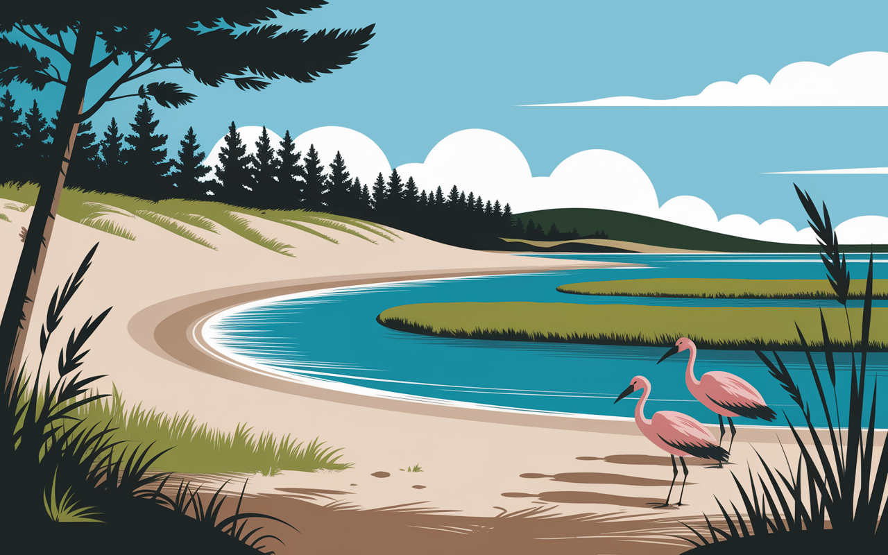 plage pinède marais chiclana de la frontera