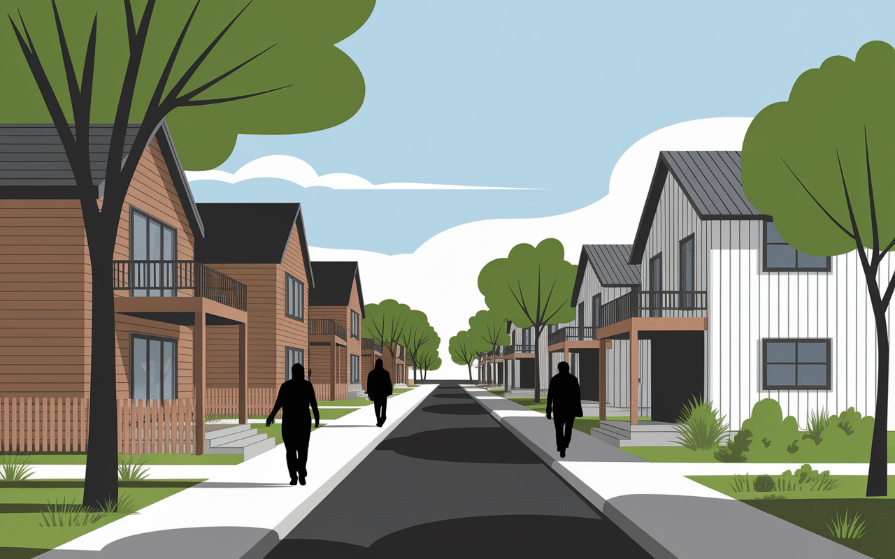 Identite locale Kauguri quartier residentiel arbore