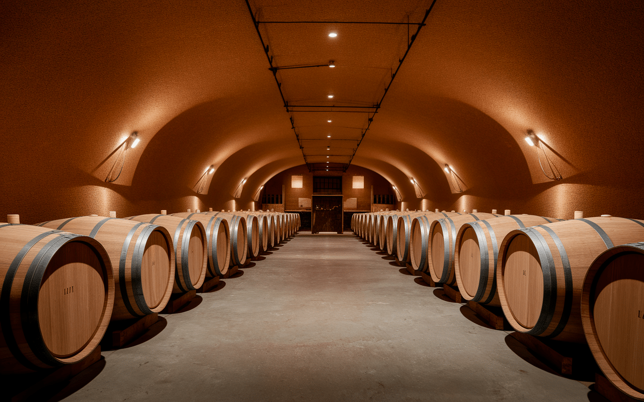 Vinification La Moutonne barriques cave Chablis