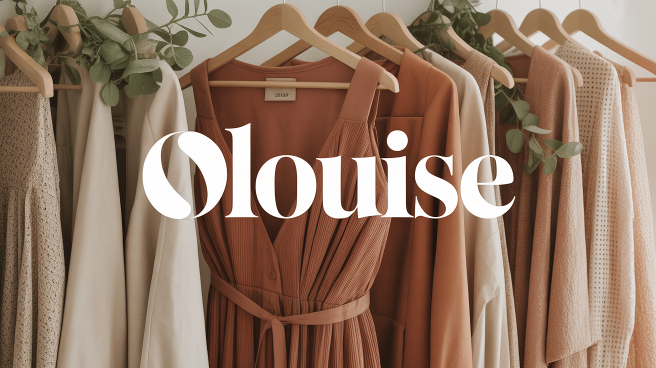 olouise vetements eco-responsables sur cintres