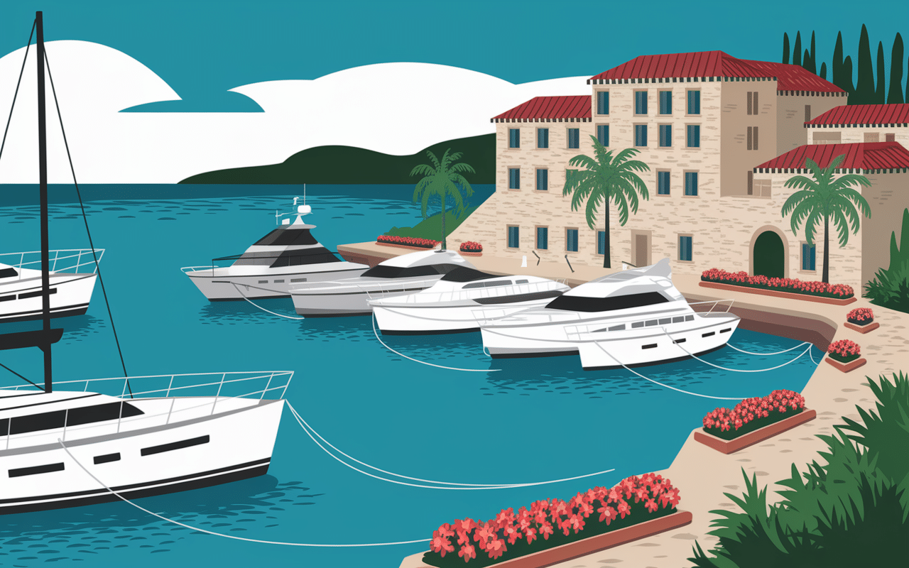 Porto cervo port plaisance yachts architecture sarde