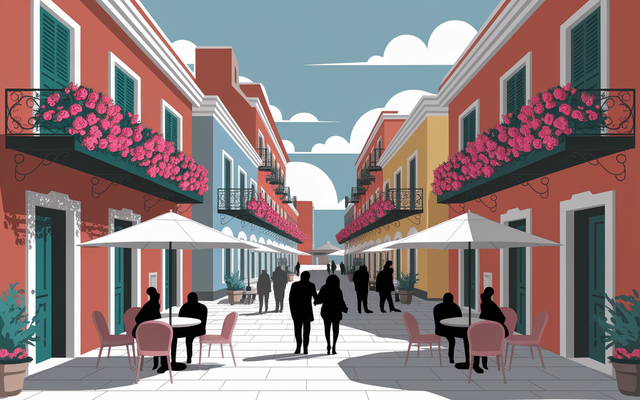 rue pittoresque de taormina avec bâtiments anciens