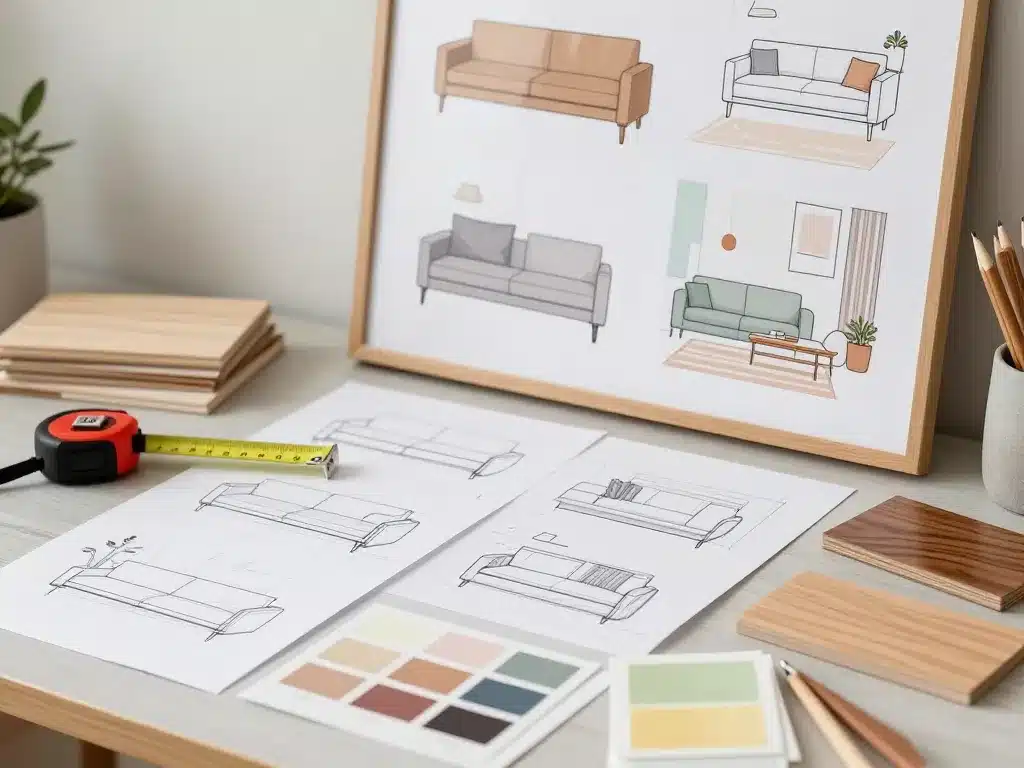 préparation projet canapé en palette, espace créatif