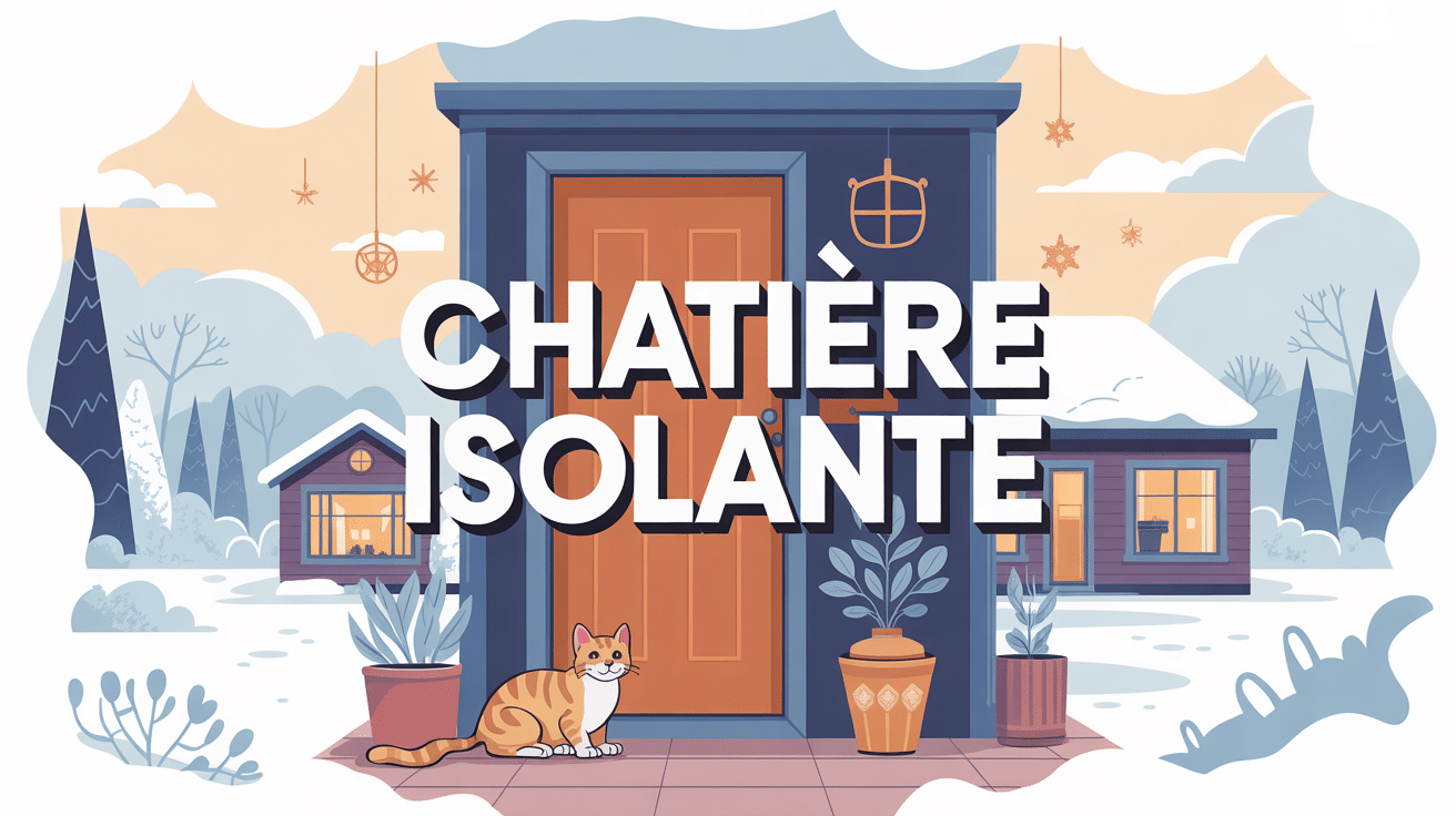 chatière et isolation porte isolée avec chatière moderne