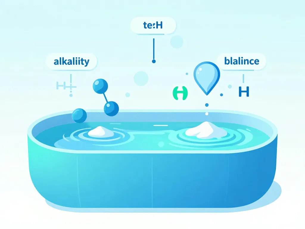 diagramme équilibre piscine et bicarbonate de soude