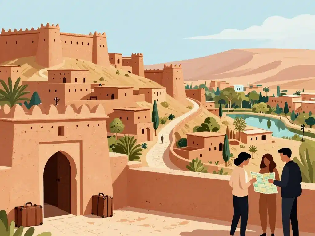 Préparation visite Ait Ben Haddou village fortifié Maroc