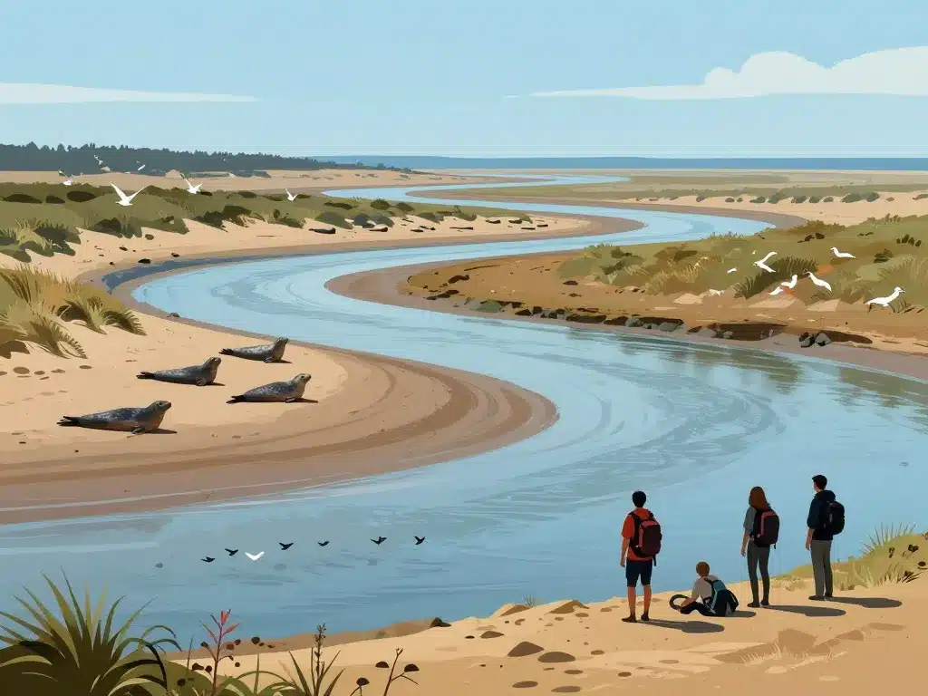 randonnée observation phoques oiseaux baie d'authie