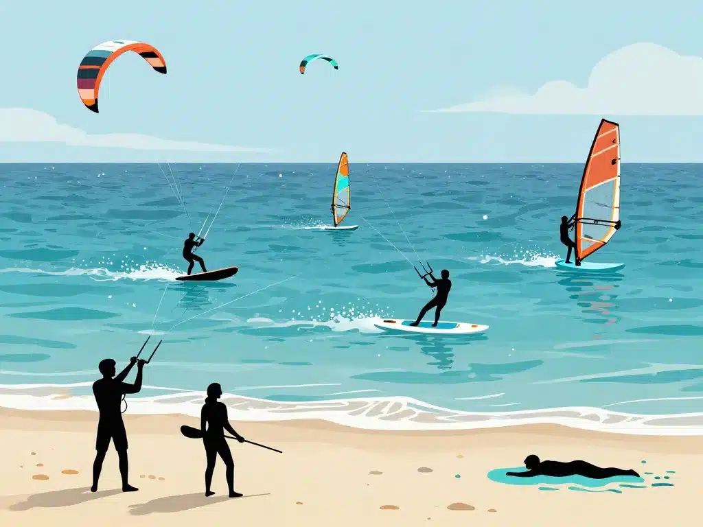 Porto Pollo plages kitesurf windsurf paddle