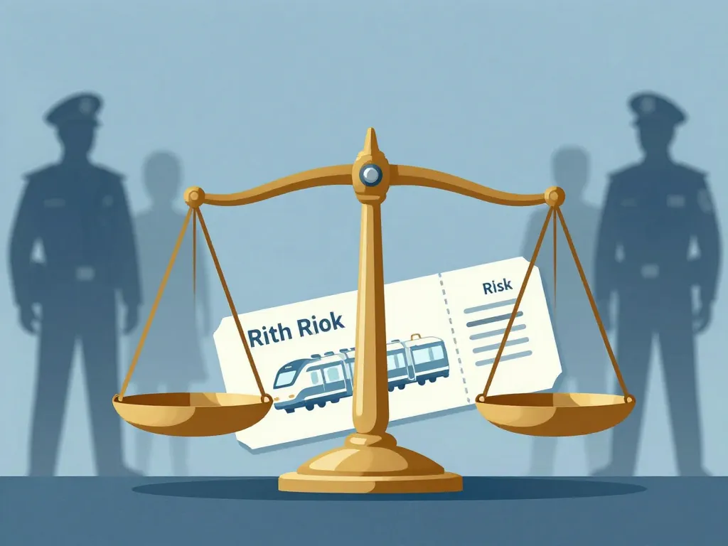 illustration légalité troc des trains billet train