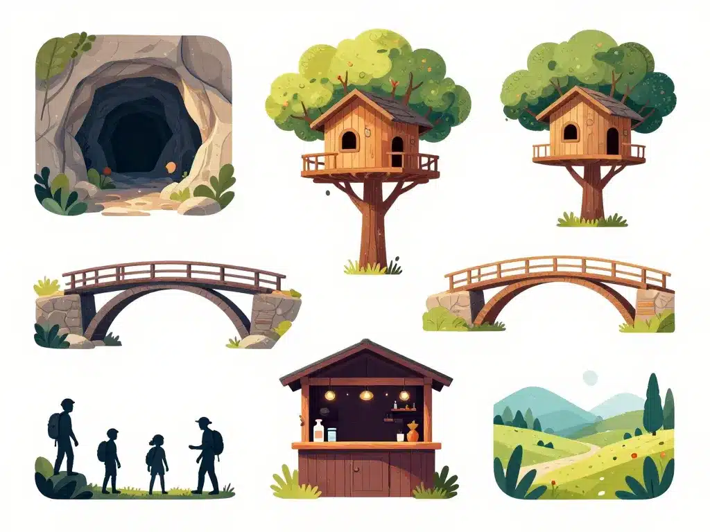 Différents lieux insolites autour de moi