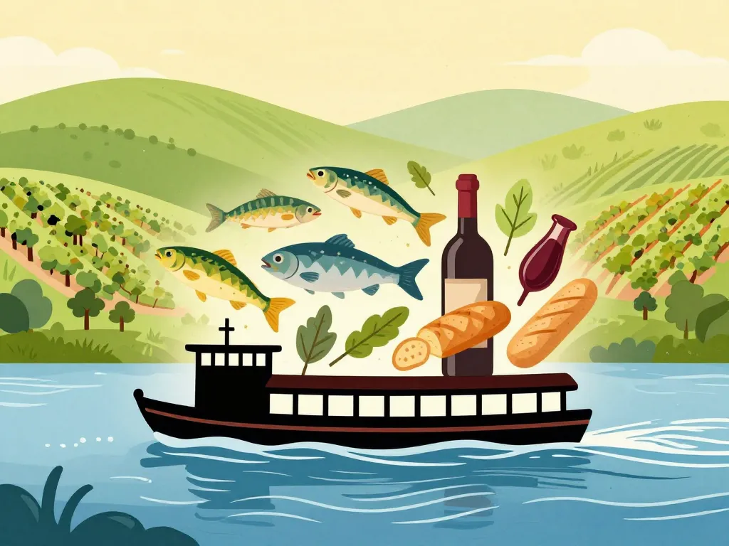 symbolique vie fluviale gastronomie verdun sur le doubs