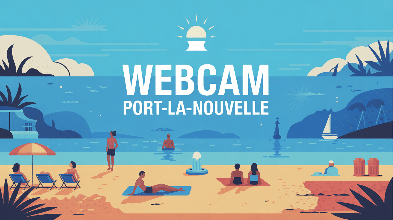 webcam port la nouvelle illustration plage soleil