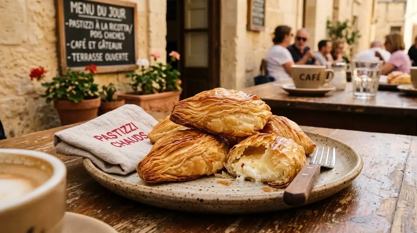 Assiette de pastizzi traditionnels maltais