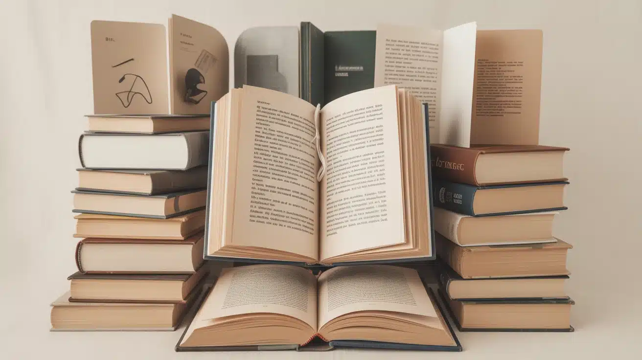 marque-page pour livres, métal, cuir et papier