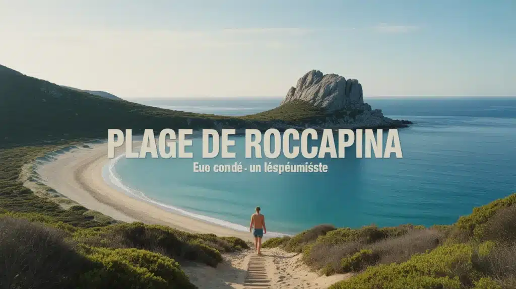 Plage de Roccapina, plage sauvage corse et accès difficile