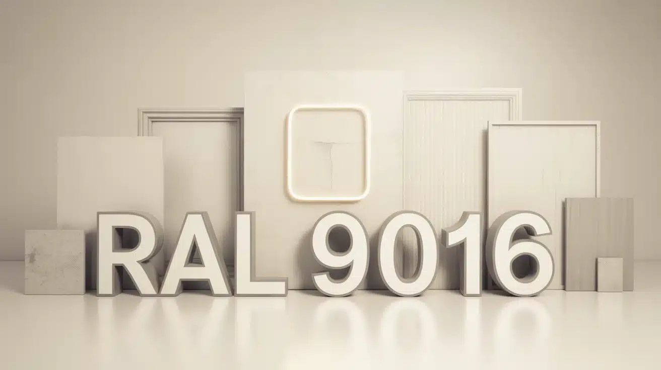 RAL 9016 blanc signalisation en architecture