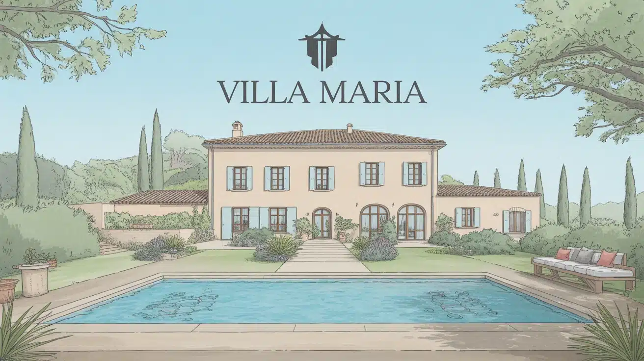 Villa Maria villa méditerranéenne avec piscine et jardin