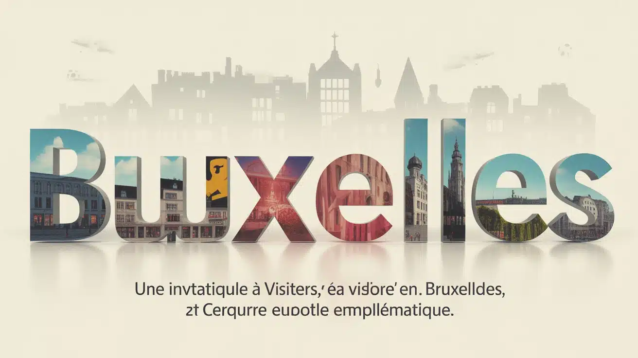 Visiter Bruxelles : illustration 3D poétique pour 3 jours et 12 incontournables