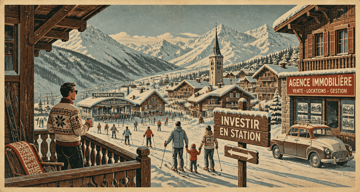 14 stations où investir village montagne enneigé