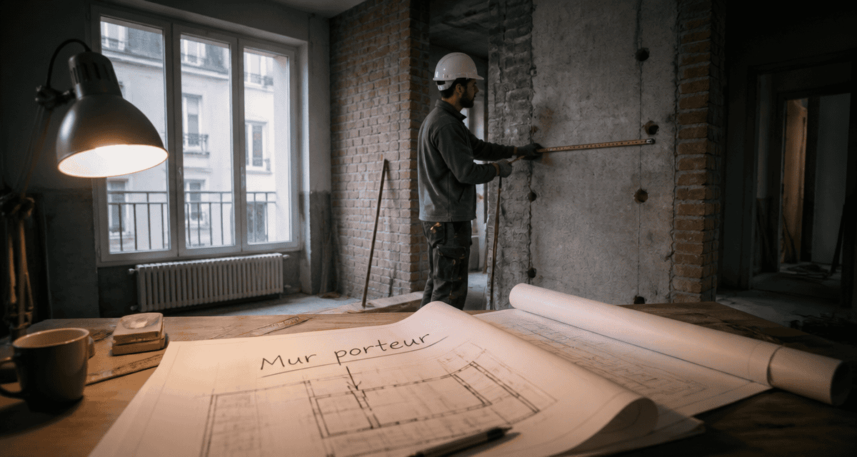 comment reconnaitre un mur porteur artisan mesure mur