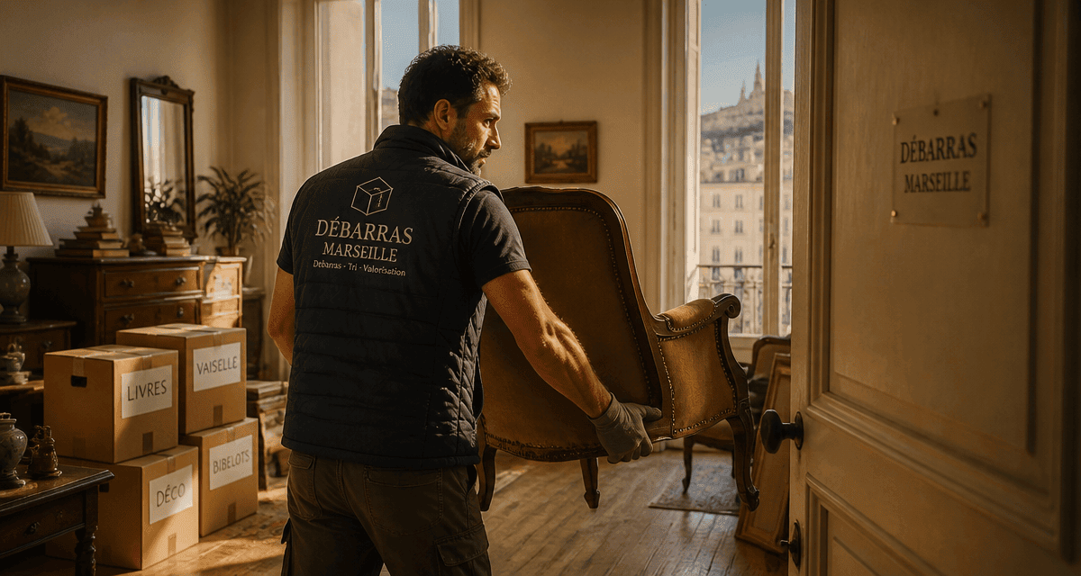Débarras Marseille dans appartement lumineux