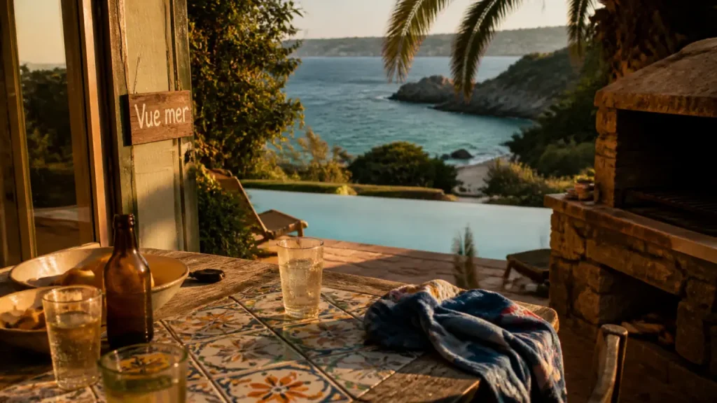 Location de villa en bord de mer en Corse : accès plage, prix et frais à contrôler