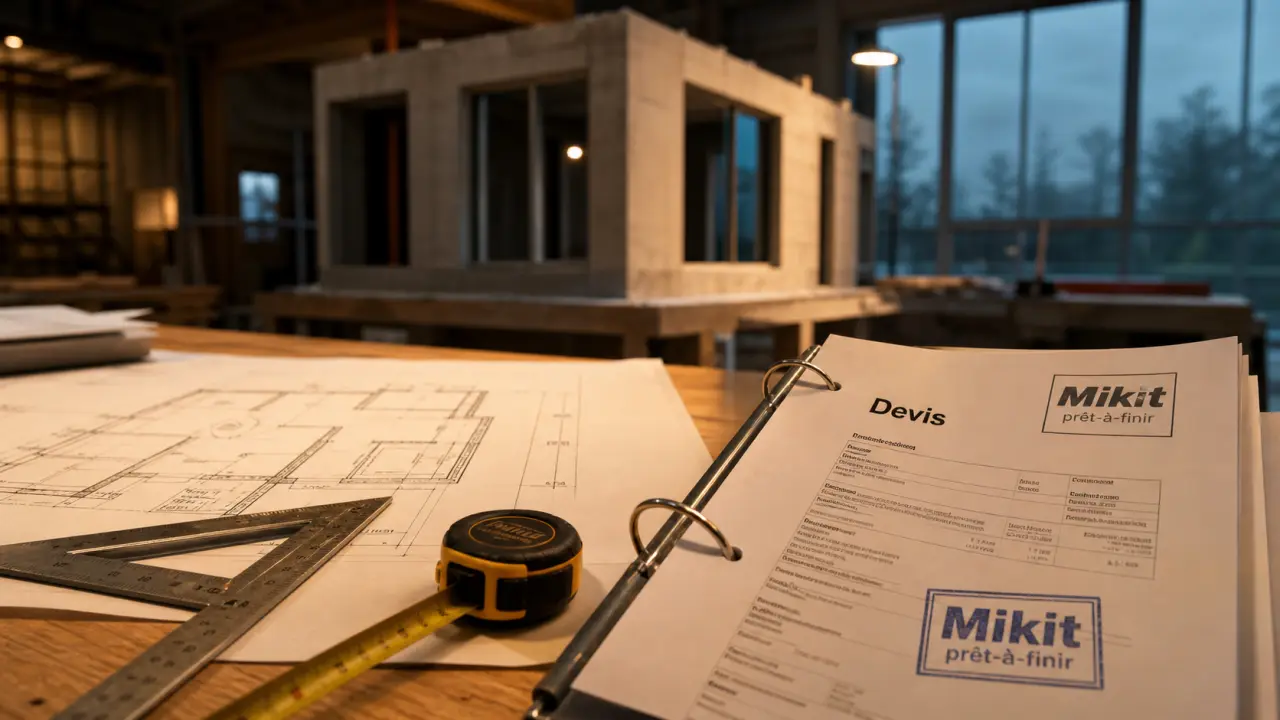 Prix maison Mikit : devis prêt-à-finir avec terrain et second œuvre bien cadrés