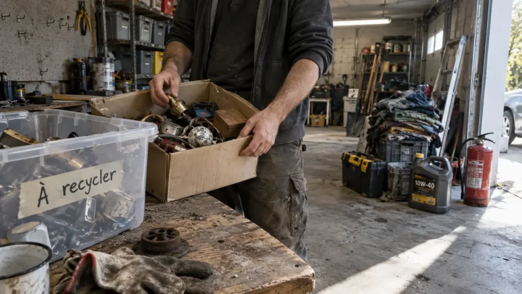 Débarrasser un garage : une méthode de tri qui réduit le volume et le coût