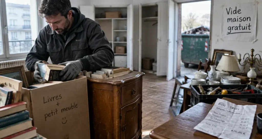 Un vide maison peut être gratuit si la valeur des biens couvre les frais